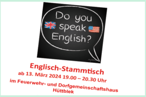 Read more about the article Englisch-Stammtisch